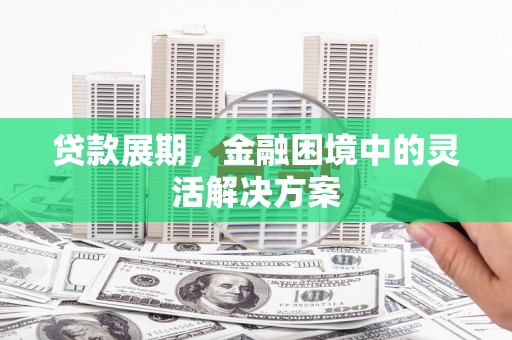 焉耆贷款展期，金融困境中的灵活解决方案