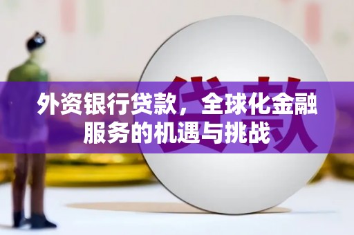 焉耆外资银行贷款，全球化金融服务的机遇与挑战