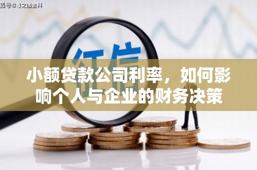 焉耆小额贷款公司利率，如何影响个人与企业的财务决策