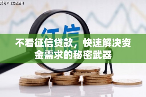 焉耆不看征信贷款，快速解决资金需求的秘密武器