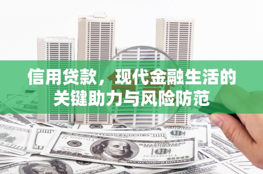 焉耆信用贷款，现代金融生活的关键助力与风险防范