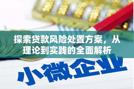 焉耆探索贷款风险处置方案，从理论到实践的全面解析