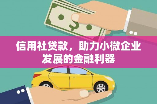 焉耆信用社贷款，助力小微企业发展的金融利器