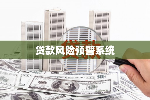 焉耆贷款风险预警系统